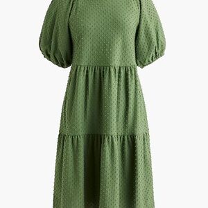 J. Crew Factory Clip-dot dress